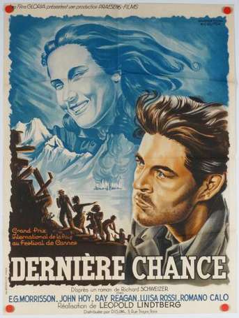 CINEMA : Dernière Chance : Affiche lithographiée 