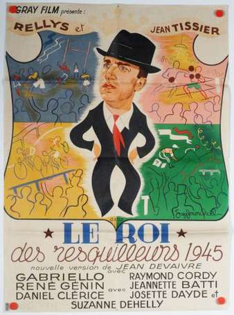 CINEMA : Le Roi des Resquilleurs 1945 : Affiche 