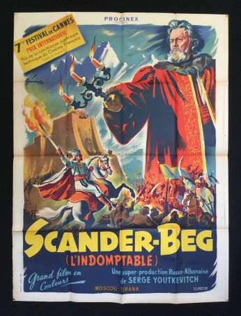 CINEMA : Scander-Beg (L'Indomptable) : Affiche 
