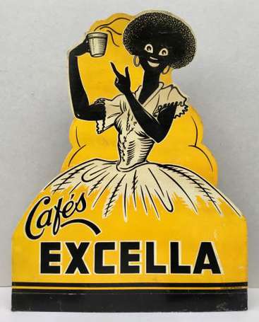 EXCELLA Cafés à Valence : PLV lithographiée en 