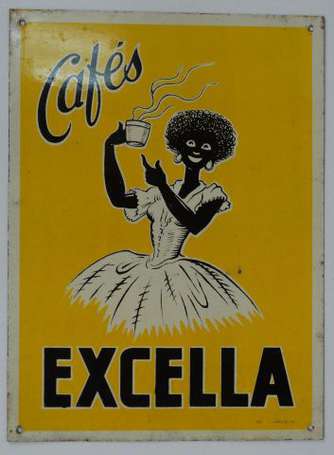 EXCELLA Cafés /à Valence : Tôle lithographiée 
