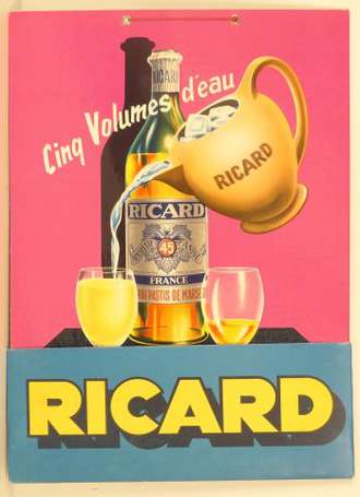 RICARD  : Porte-courrier mural et un cendrier de 