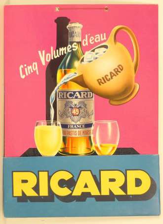 RICARD  : Porte-courrier mural et un cendrier de 