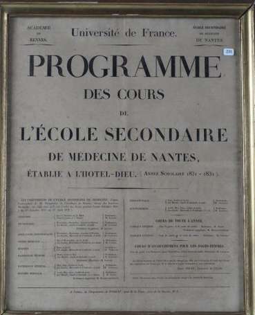 École Secondaire de Médecine de Nantes : 