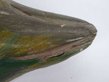 APPELANT Canard : Modèle peint en bois (623g). Ca 