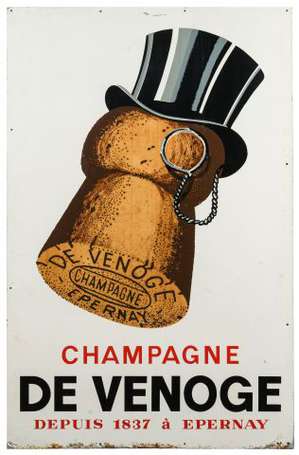 CHAMPAGNE DE VENOGE « Depuis 1837 à Epernay » : 