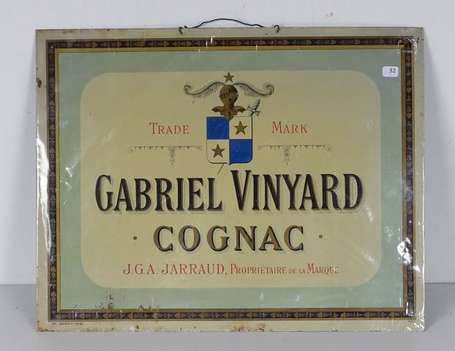 COGNAC GABRIEL VINYARD /J.G.A Jarraud : Tôle 