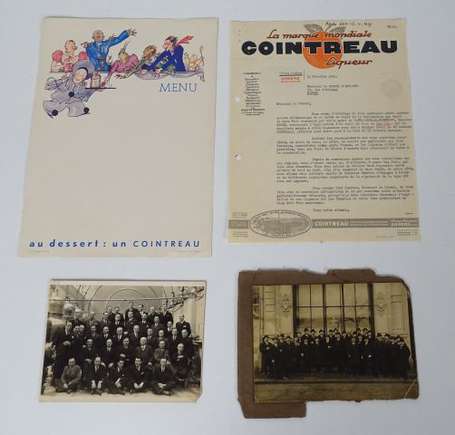 COINTREAU /à Angers : Archive comportant 2 photos 