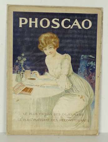 PHOSCAO : Panonceau lithographié imprimé sur 