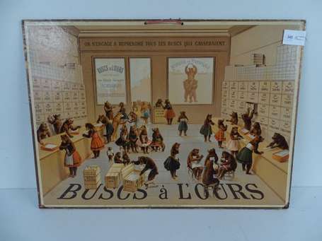 BUSCS A L'OURS :Magnifique Chromo Lithographié 