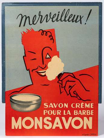 MONSAVON Savon Crème pour la Barbe