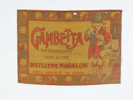 GAMBETTA /Distillerie Magalon à Toulon :  Tapis de