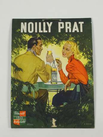 NOILLY PRAT : Panonceau illustré d'un couple 