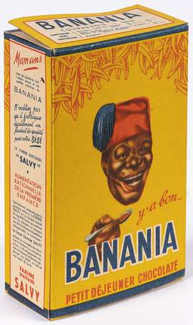 BANANIA : Boîte de 250g en carton lithographié, 