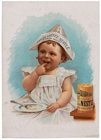 NESTLE Farine Lactée : Image mythique du bébé 