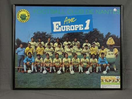 F.C.N / FOOTBALL CLUB DE NANTES 86/87 : Poster 