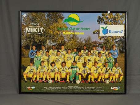 F.C.N / FOOTBALL CLUB DE NANTES 89/90 : Poster 
