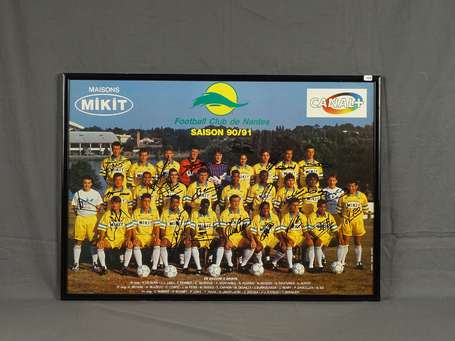 F.C.N / FOOTBALL CLUB DE NANTES 90/91 : Poster 