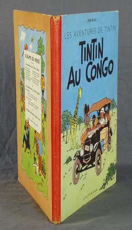 Tintin au Congo en édition B7 de 1952 - Bel état. 