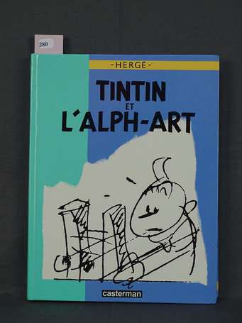 Tintin et l'Alph-art en édition originale de 1986 