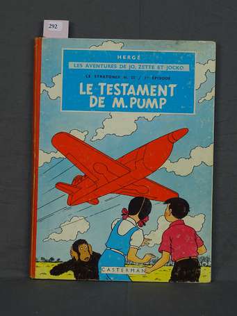 Jo, Zette et Jocko : Le Testament de M. Pump en 