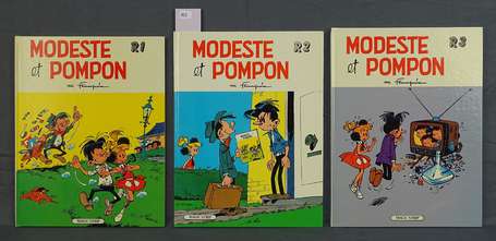 Modeste et Pompon n°R1, R2 et R3 de 1981 en très 