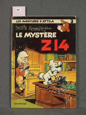 Derib - Attila n °3 : Le Mystère Z 14  en é. o. de