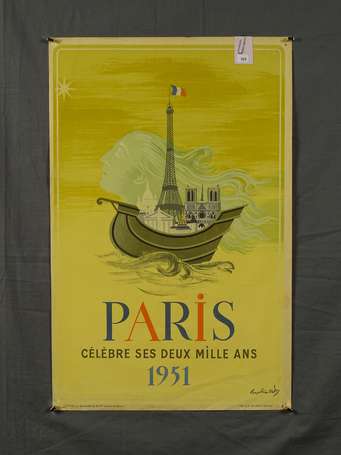 PARIS Célèbre ses Deux Mille Ans / 1951 : Affiche 