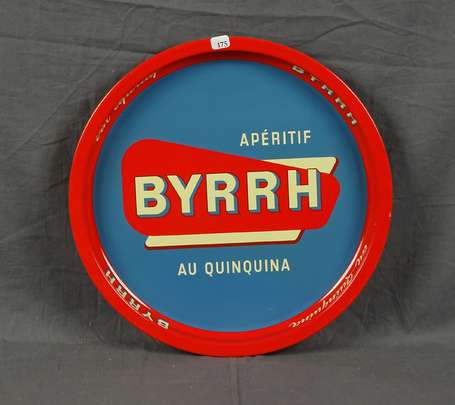 BYRRH Apéritif au Quinquina : Plateau en tôle, 