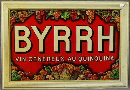 BYRRH Vin Généreux au Quinquina  : Tôle 