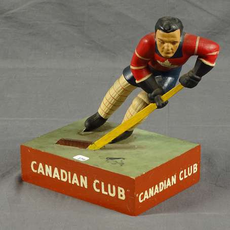 CANADIAN CLUB Whisky : Figurine en latex 