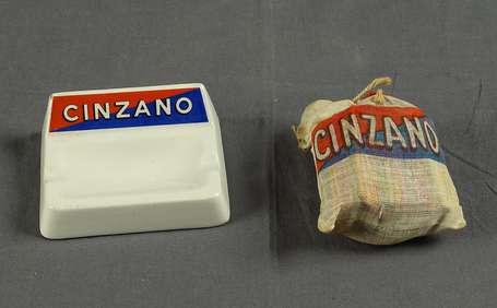 CINZANO : Sachet de jetons dans leur sac en toile 