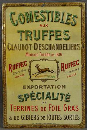 COMESTIBLES AUX TRUFFES Claudot-Deschandeliers à 