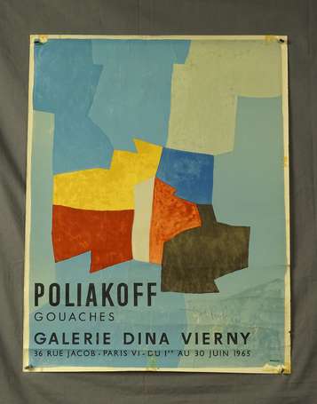 POLIAKOFF Serge (1900-1969) : Affiche de 