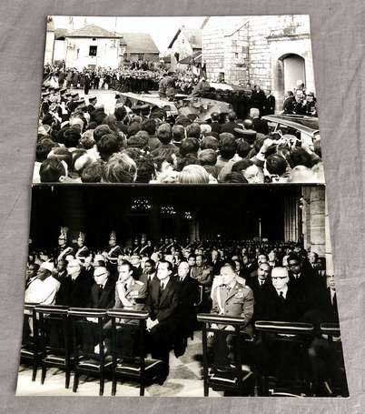 FUNERAILLES DU GENERAL DE GAULLE : 2 Photographies