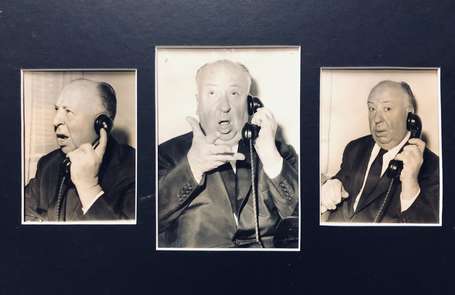  ALFRED HITCHCOCK (1899-1980) : 3 Photos de presse