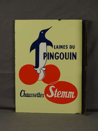 LAINES DU PINGOUIN Chaussettes Stemm : Plaque 