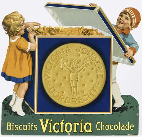 VICTORIA Biscuits & Chocolade : PLV lithographiée 