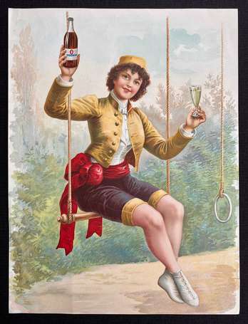 Absinthe : Affichette de la fin du XIXème siècle, 