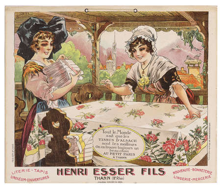 HENRI ESSER FILS Tissus d'Alsace /à Thann (Ht.
