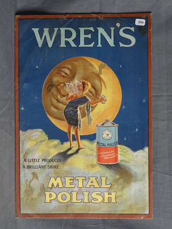 WREN'S Metal Polish : Panonceau des années 20 