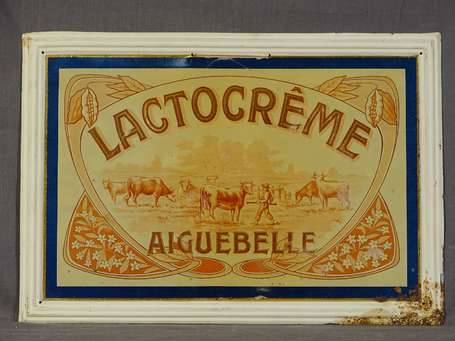 AIGUEBELLE Lactocrême : Tôle lithographiée 