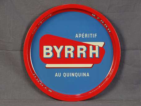 BYRRH : Apéritif au Quinquina : Plateau en tôle, 