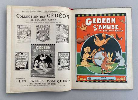 BENJAMIN RABIER (1864-1939) : « Gédéon s'amuse » :