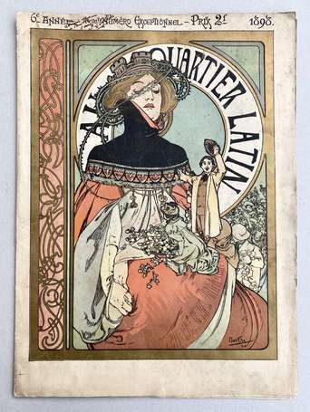 MUCHA Alfons (1860-1939) « Au Quartier Latin » 