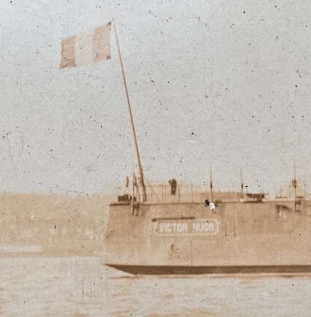 PHOTOGRAPHIE WW1 : Croiseur Cuirassé Victor Hugo »