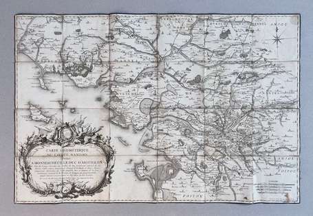 NANTES 1768 « Carte Géométrique du Comté Nantois..