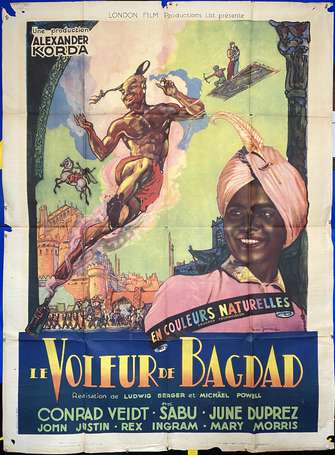 LE VOLEUR DE BAGDAD Ludwig Berger - 1940 Distribué