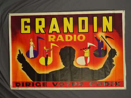 GRANDIN RADIO « Dirige votre Choix » : Affiche 