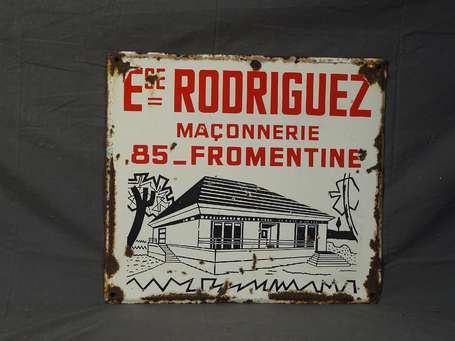 MAÇONNERIE RODRIGUEZ /à Fromentine : Plaque 